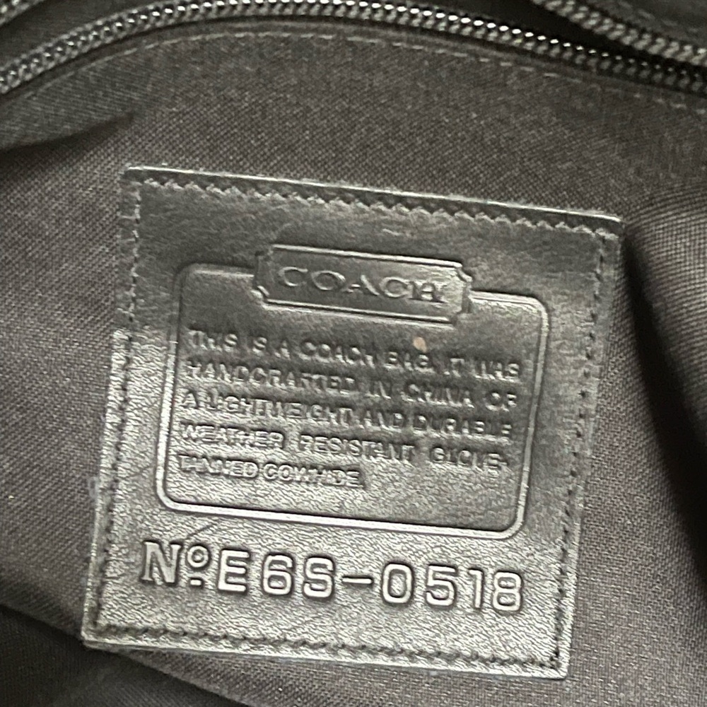 Authentic Coach leather travel bag Unisex - Picture 15 of 16